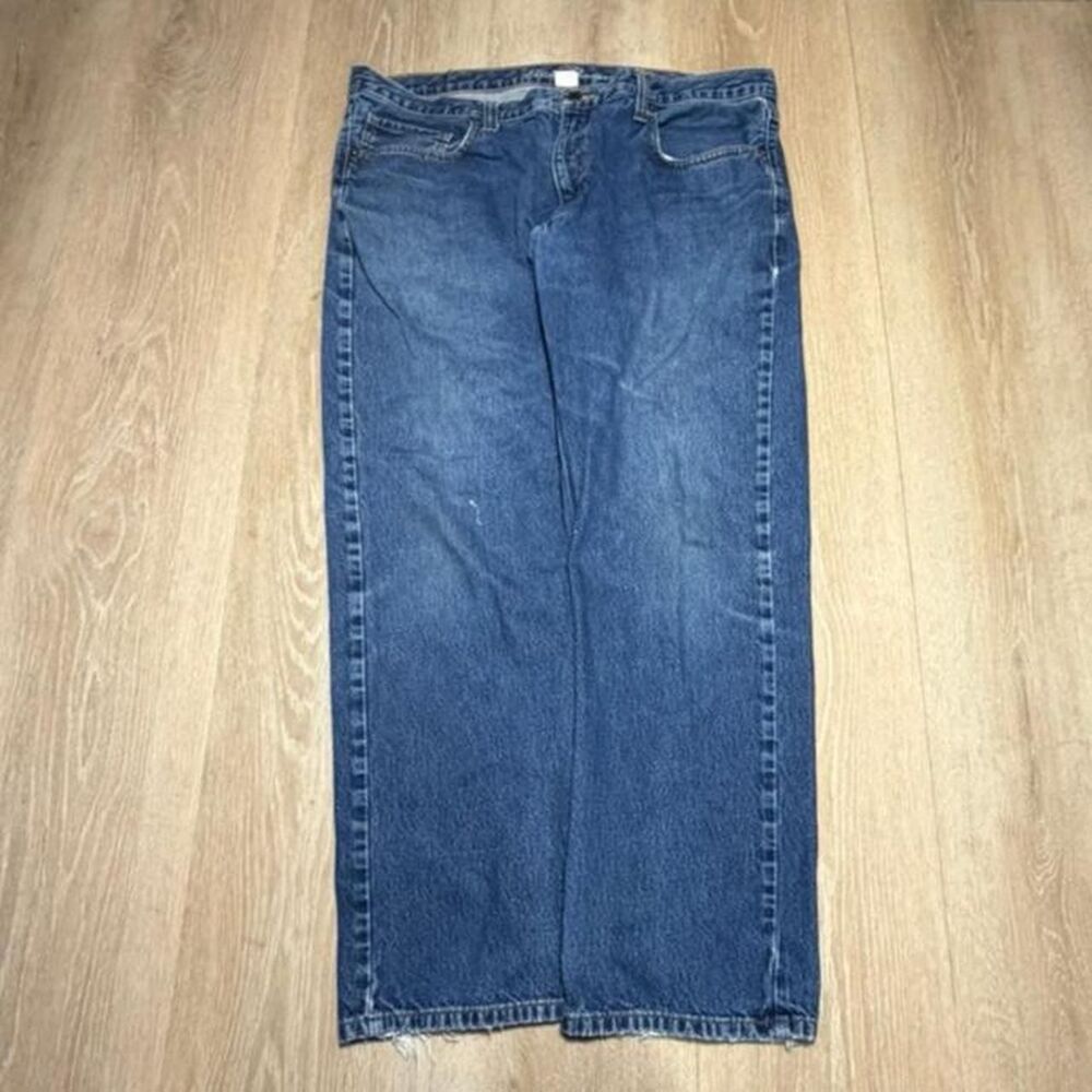 Eddie-bauer Men's Blue and Navy Jeans